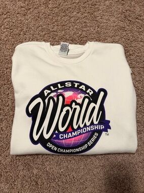 Allstar Worlds Championship White Sweatshirt